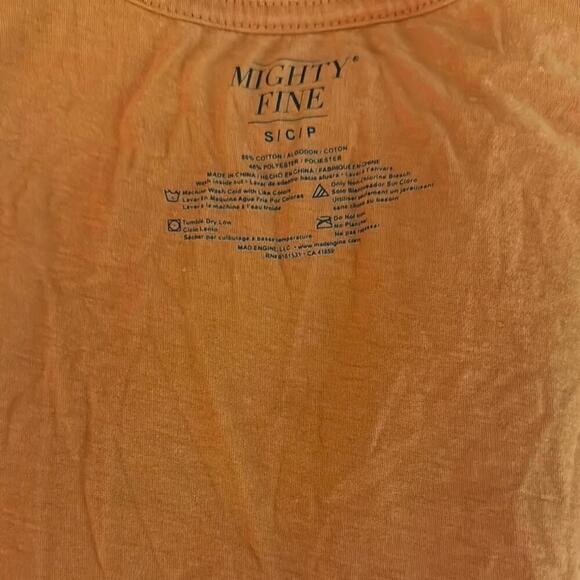 Mighty Fine Pumpkin Face Halloween T-Shirt - Picture 3 of 3